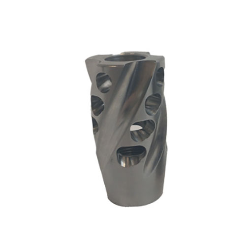 Verbessere die Genauigkeit und reduziere die Ermüdung mit dem T-REX BRAKE Muzzle Brake für .45-70 Kaliber, aus poliertem Edelstahl und einfacher Montage.